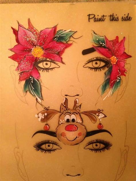 Pin on Christmas face painting | Christmas face painting, Face painting ...
