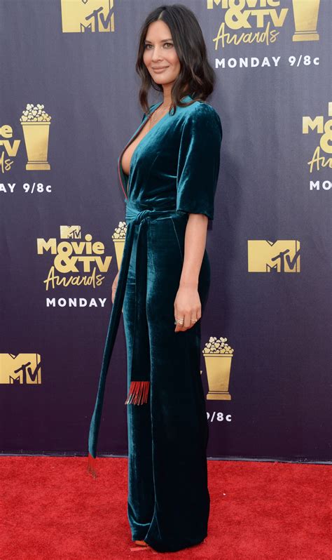 Olivia Munn gorgeous at MTV Movie and TV awards. Amazing cleavage and