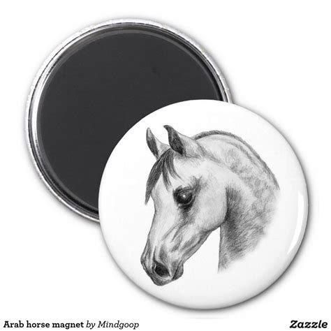 Arab horse magnet | Horse magnets, Magnets, Horses