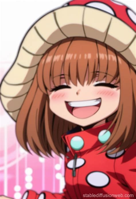 Brown-haired Kinoko from My Hero Academia | Stable Diffusion Online