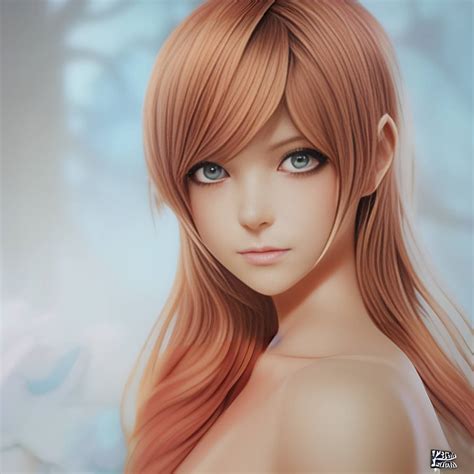 Realistic beautiful anime girl with brown hair#12 by tobithenoob on ...