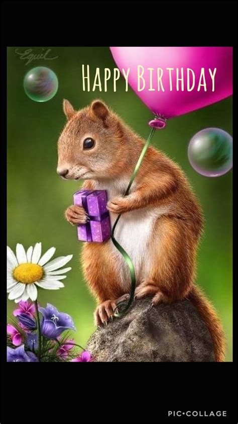 Squirrel Happy Birthday Meme Pin by Mary Lanham On Birthday Wishes Cute ...