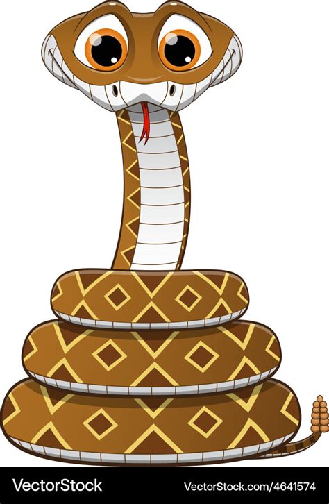 A rattlesnake Royalty Free Vector Image - VectorStock