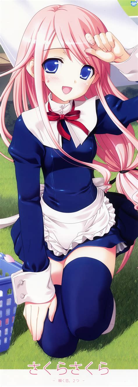 kasukabe akira sakura sakura sakura nanako stick poster thighhighs