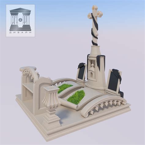 Сага-Арт Дизайн проекты памятников, 3D - модели памятников ...