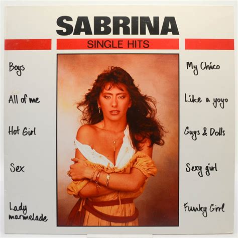 Sabrina - Single Hits, 3980 ₽ купить виниловую пластинку с бесплатной