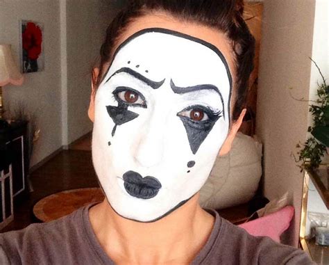 Easy Mime Makeup | Saubhaya Makeup