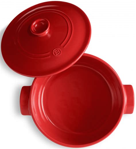 Кастрюля Emile Henry Cookware 4 л 27 см керамическая красная (344540 ...