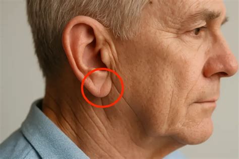 earlobe lumps   hard ball  cyst liv hospital