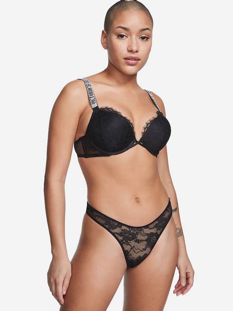 Трусики-стринги Victoria's Secret 434759021 M Черные (1159786260) – в ...