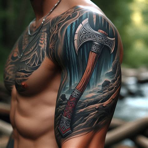weapon tattoo ideas symbolizing power defense  courage tattoo