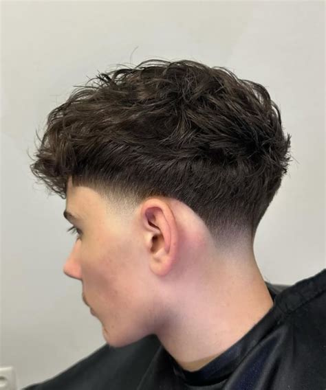 taper fade textured top