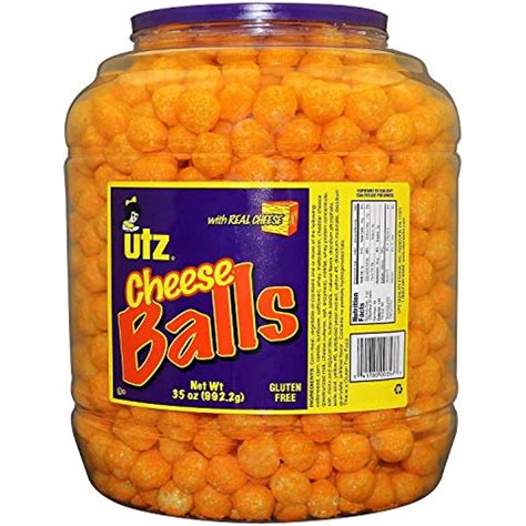 Utz Cheese Balls, 35 oz Barrel - PACK OF 2 - Walmart.com