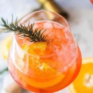 Holiday Aperol Spritz | Joyful Healthy Eats
