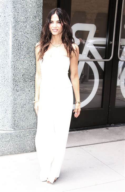 JENNA DEWAN Arrives at Live with Kelly & Mark in New York City 07/07