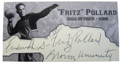 Fritz Pollard | PSA AutographFacts℠