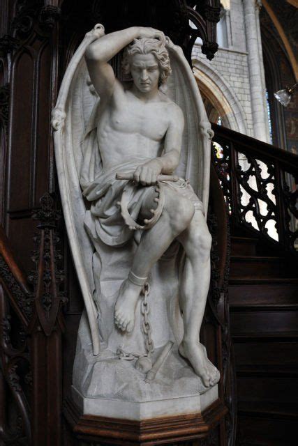 The famous statue of Lucifer was installed in St. Paul’s cathedral in ...