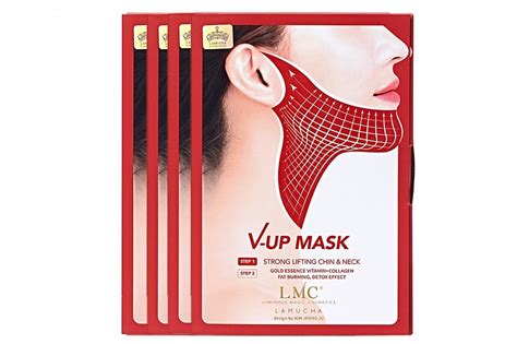 Lamucha V-UP лифтинг маска для лица, 4 упаковки - купить в Beauty Boutique