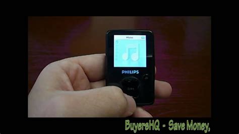 Philips GoGear 2GB Media Player - Product Review - SA3025 - YouTube