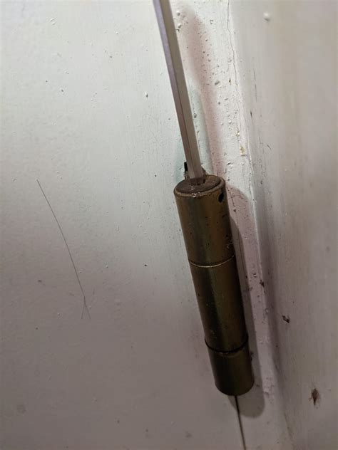 Taking a door off self closing hinge? : r/HomeImprovement