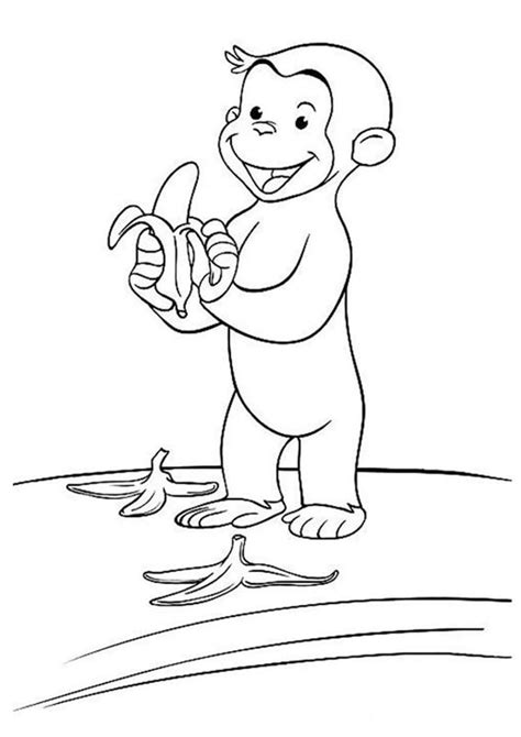 Free & Easy To Print Curious George Coloring Pages - Tulamama