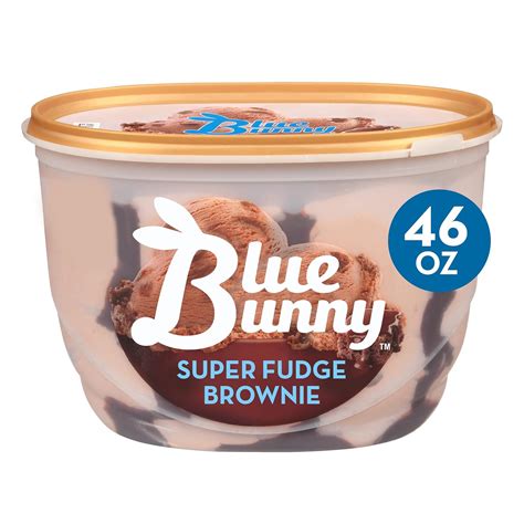 Amazon.com: Blue Bunny Super Fudge Brownie Frozen Dessert , 46 fl oz