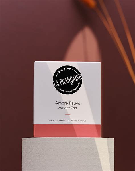 Bougie La Francaise | Amber Tan Candle | Refillable Candle Jar • Maison