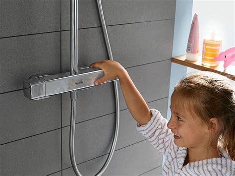 hansgrohe Ecostat: a convenient shower thermostat