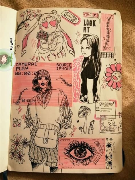 pin       sketch book book art drawings book art