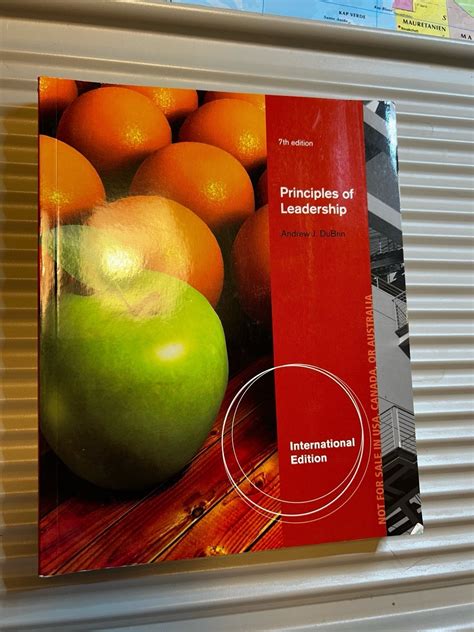 Andrew J Dubrin Leadership 7th Edition 4