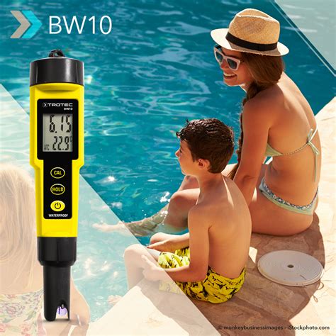 Wassertest für Pool und Naturteich mit dem BW10 pH-Messgerät – Trotec Blog