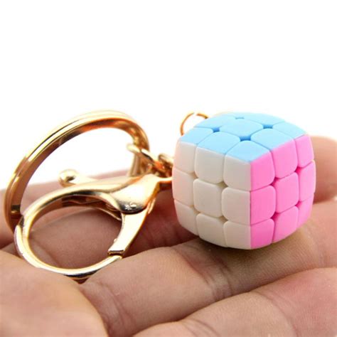 Yongjun 3x3 Magic Cube Брелок 2,0 см Мини-куб-головоломка со скоростью ...