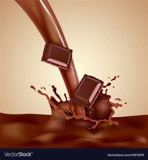 Choco milk milk Royalty Free Vector Image - VectorStock