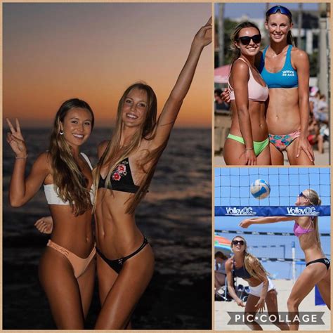 Beach Volleyball Players Peri Brennan & Tessa Van Winkle : r/FitAndNatural