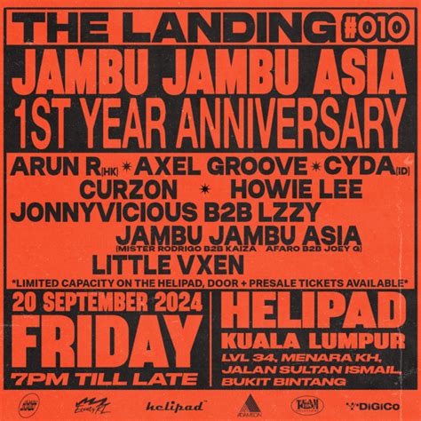 Jambu Jambu Asia celebrate anniversary with 10th edition of The Landing ...
