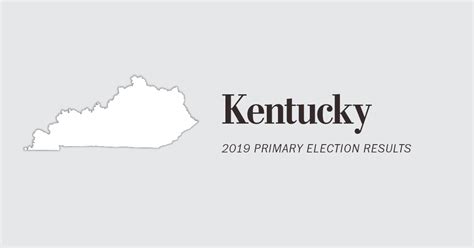 kentucky primary election results  washington post