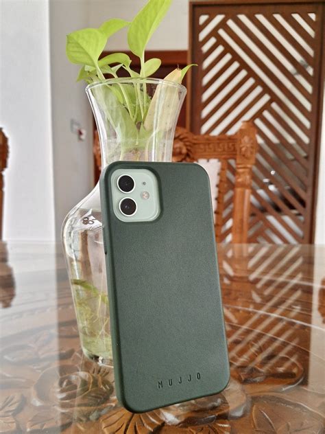 Green iPhone + Slate Green Leather case : r/iPhone12