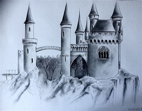 Fairy Castle Drawing at PaintingValley.com | Explore collection of Fairy Castle Drawing