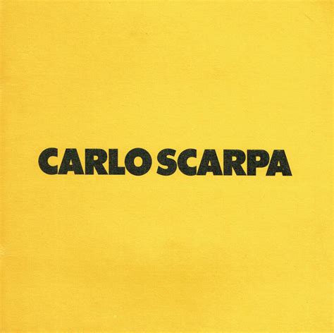 Carlo Scarpa — Pallant Bookshop