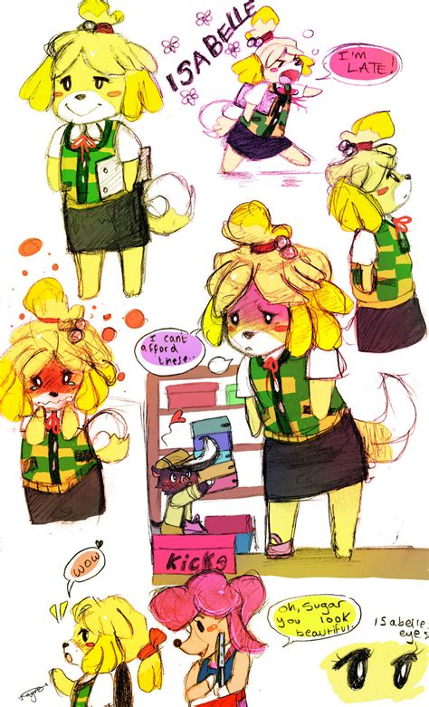Hello, It's me! Isabelle! :ANIMAL CROSSING: by Bippie on DeviantArt