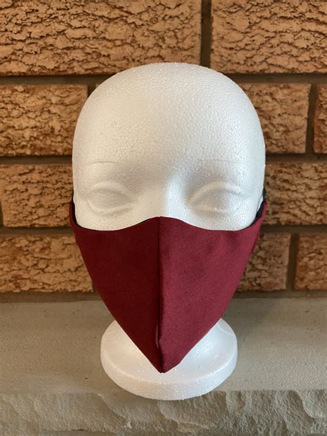 Burgundy Face Mask – Little Hibiscus