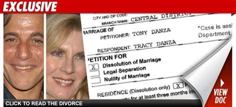 Tony Danza Files for Divorce from Tracy Danza