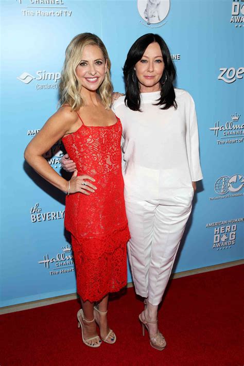 See Sarah Michelle Gellar's Barrel Jeans and Sequined Top