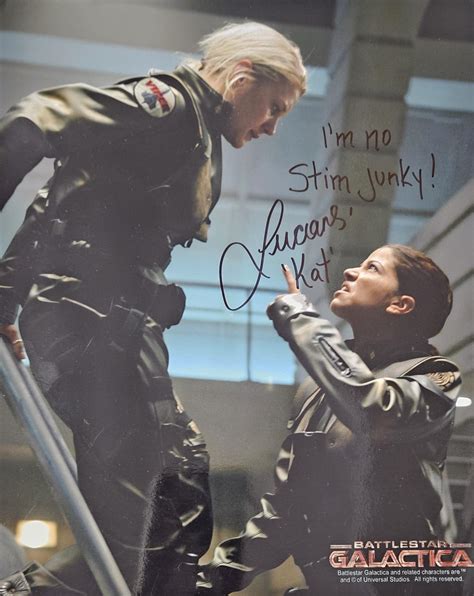 At Auction: Luciana signed 10x8 inch colour photo Luciana Carro as Kat