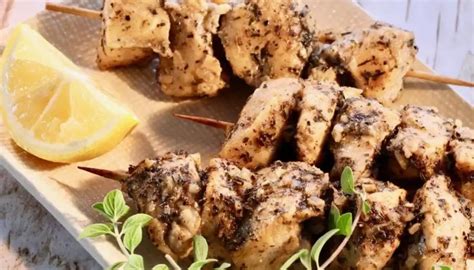 Greek Chicken Skewers