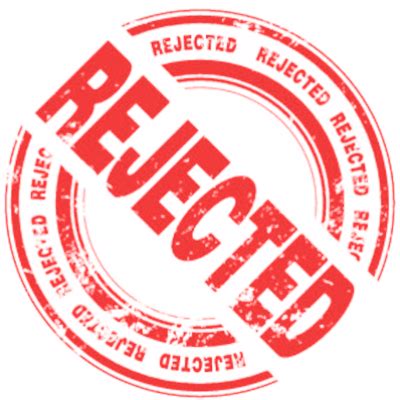 Rejected Stamp Transparent - PNG All | PNG All