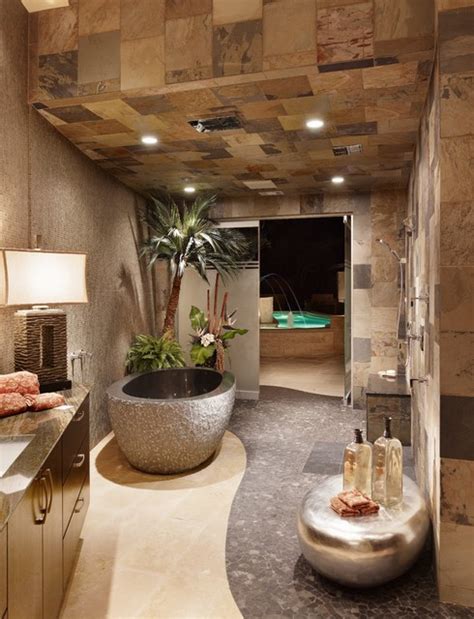 Modern Stone Bathroom - MODERN BATHROOM