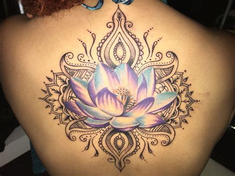 Lotus Mandala Flower Tattoo
