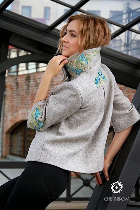 Chernikova brand | Fashion, Embroidered clothes, Embroidery fashion