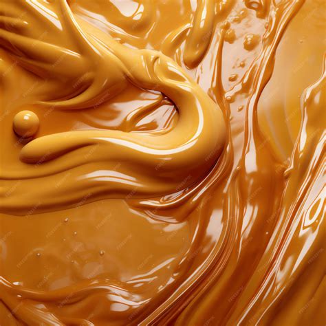 Premium AI Image | Caramel Texture Background